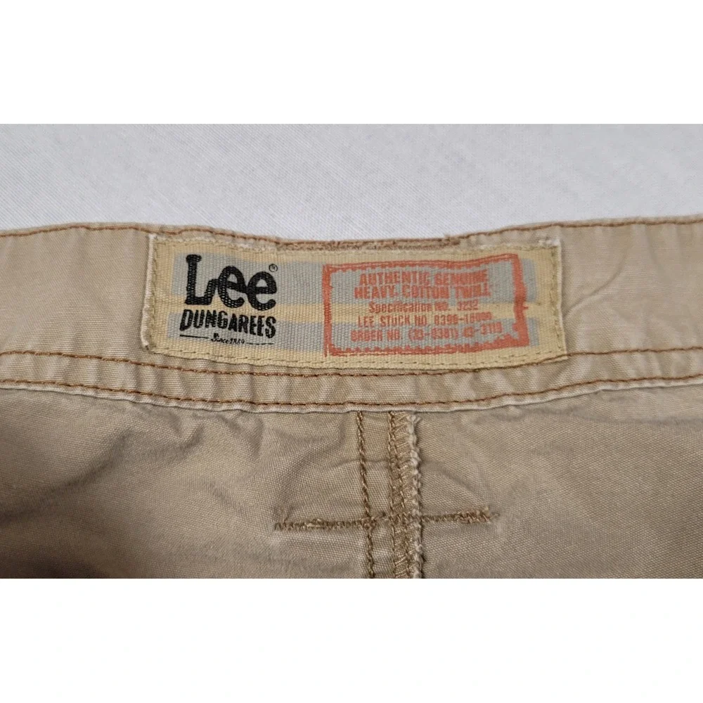 Lee Dungarees Men's Khaki / Tan Cargo Utility Shorts Size 34
